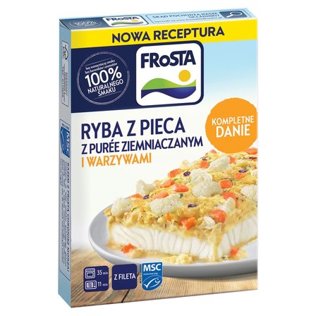 FRoSTA Ryba z pieca z purée ziemniaczanym i warzywami 375 g (1)