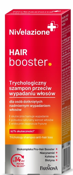 FARMONA NIVELAZIONE HAIR Booster Trychologiczny szampon przeciw wypadaniu włosów, 100ml (1)