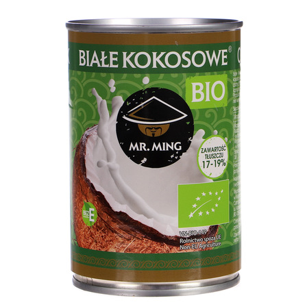 MR. MING Białe kokosowe mleczko 17-19% BIO 400ml (1)