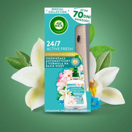 Air Wick Odświeżacz automatyczny i wkład oceaniczny powiew i rajska wanilia 228 ml (6)