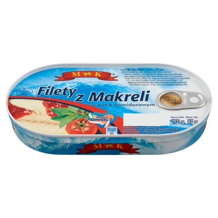 MK Filety z makreli w sosie pomidorowym 170 g (2)