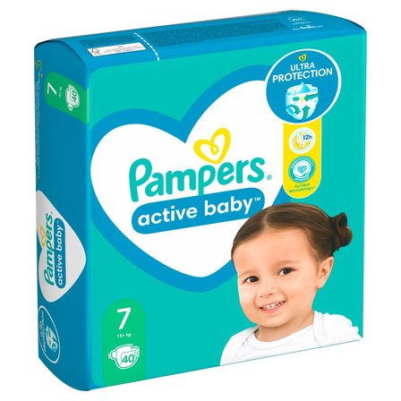 Pampers Active Baby 7, 40 Pieluszek,15kg+ (7)