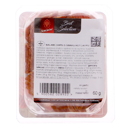 Sokołów salami chips o smaku ketchupu 60 g (2)