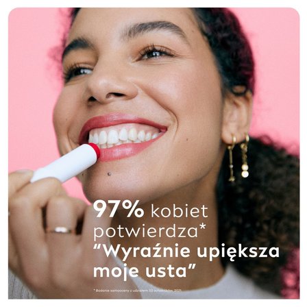 Nivea Strawberry Shine Pielęgnująca pomadka do ust o smaku truskawki 5,5 ml (5)