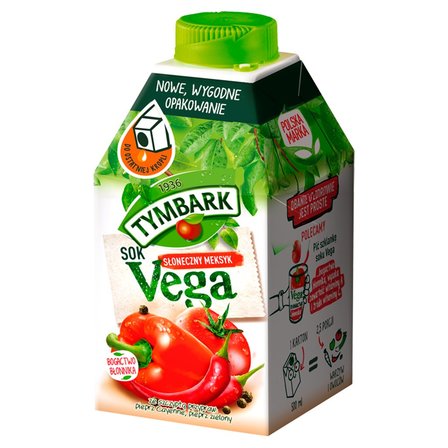 Tymbark Vega Sok z warzyw i owoców słoneczny Meksyk 500 ml (1)