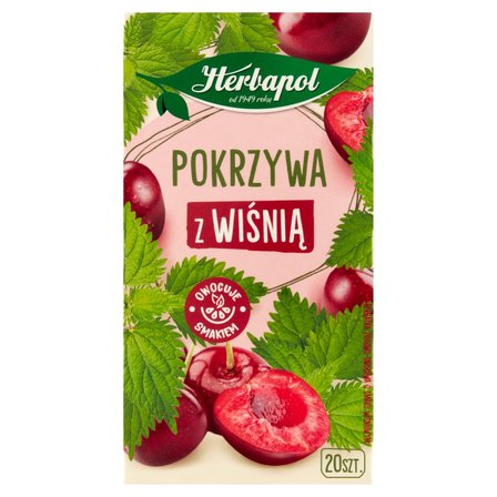 Herbapol Herbatka ziołowo-owocowa pokrzywa z wiśnią 30 g (20 x 1,5 g) (1)