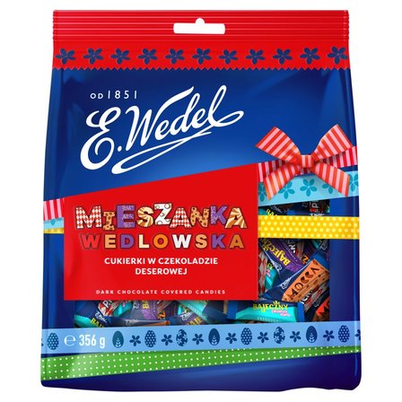 E. Wedel Mieszanka Wedlowska Cukierki w czekoladzie deserowej 356 g (1)