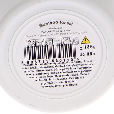 Candle pavoncella  bamboo forest  świeca 135g (2)