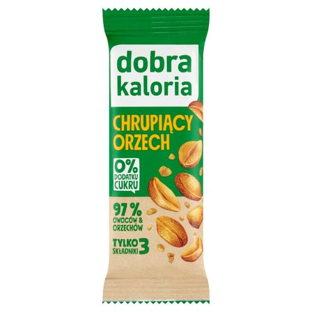 Dobra Kaloria Baton daktylowy chrupiący orzech 35 g (1)