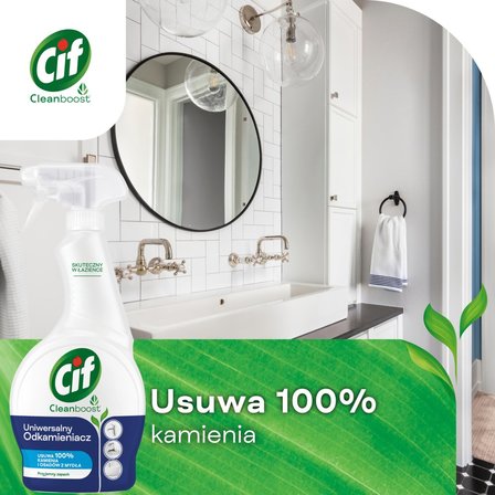 Cif Cleanboost Uniwersalny odkamieniacz 500 ml (2)