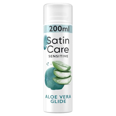 Gillette Satin Care Sensitive Aloe Vera Glide Żel do golenia 200 ml (2)