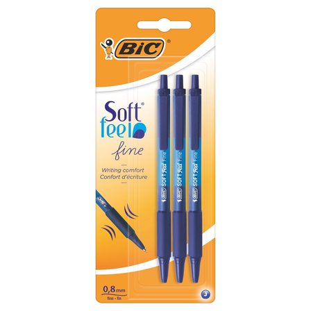 BiC Soft Feel Długopis automatyczny 3 sztuki (1)
