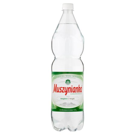 Muszynianka Naturalna woda mineralna wysokozmineralizowana niskonasycona CO2 1,5 l (1)