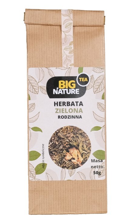 Big Nature Herbata Zielona Rodzinna 50g (1)