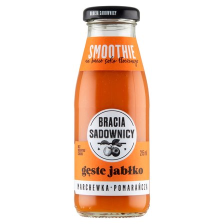 Bracia Sadownicy Smoothie gęste jabłko marchewka pomarańcza 215 ml (1)