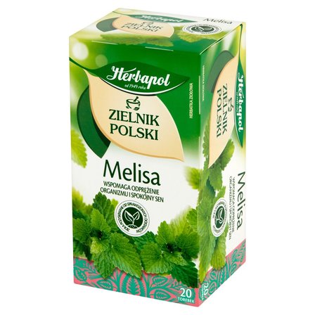 Herbapol Zielnik Polski Herbatka ziołowa melisa 40 g (20 x 2 g) (2)