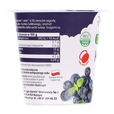 DANMIS KOZI JOGURT JAGODOWY 125 G (9)