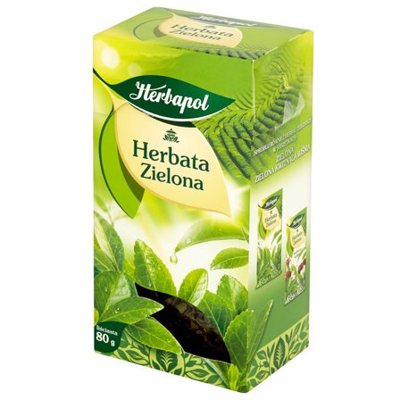 Herbapol Herbata zielona liściasta 80 g (2)