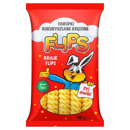 Flips Chrupki kukurydziane kręcone 90 g (1)