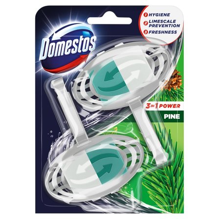 Domestos 3in1 Power Pine Kostka toaletowa 2 x 35 g (1)