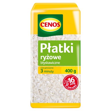 Cenos Płatki ryżowe błyskawiczne 400 g (1)