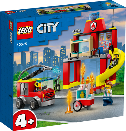 60375 LEGO City Remiza strażacka i wóz strażacki (1)