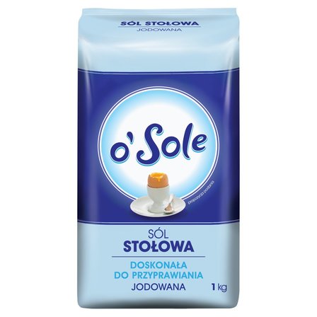 o'Sole Sól stołowa jodowana 1 kg (1)