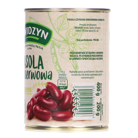 Kwidzyn Fasola czerwona 400 g (2)