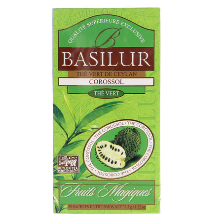 Basilur corossol the vert herbata zielona w saszetkach z dodatkami 37,5g (1)