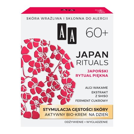 AA Japan Rituals Stymulacja gęstości skóry aktywny bio-krem na dzień 60+ 50 ml (2)