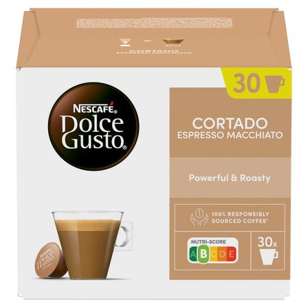 Nescafé Dolce Gusto Cortado Pełne mleko w proszku z kawą rozpuszczalną 189 g (30 x 6,3 g) (2)