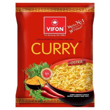 Vifon Zupa błyskawiczna o smaku kurczaka curry 70 g (1)