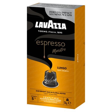 Lavazza Espresso Maestro Lungo Kawa palona mielona w kapsułkach 56 g (10 sztuk) (2)