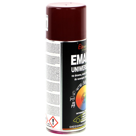 EUROCOLOR EMALIA UNIWERSALNA KOLOR CZERWONY WINNY RAL 3005 400ML (10)