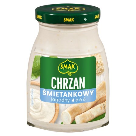 Smak Chrzan śmietankowy łagodny 175 g (1)