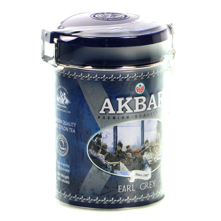 AKBAR EARL GREY CZARNA HERBATA CEJLOŃSKA LIŚCIASTA 100G (11)