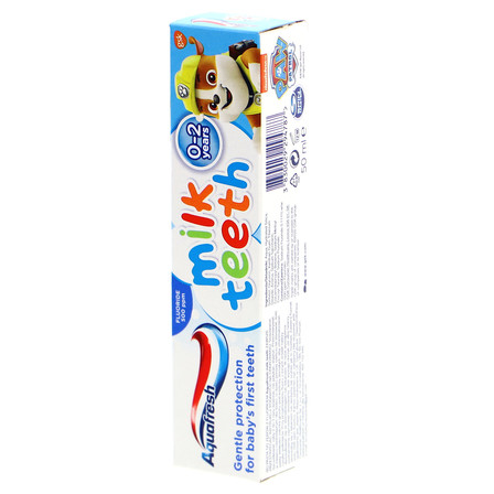 Aquafresh Mleczne Ząbki Pasta do zębów dla dzieci 0-6 lat 50 ml (7)