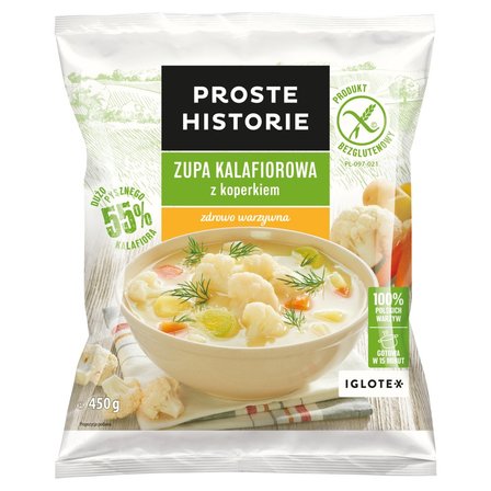 Proste Historie Zupa kalafiorowa z koperkiem 450 g (1)