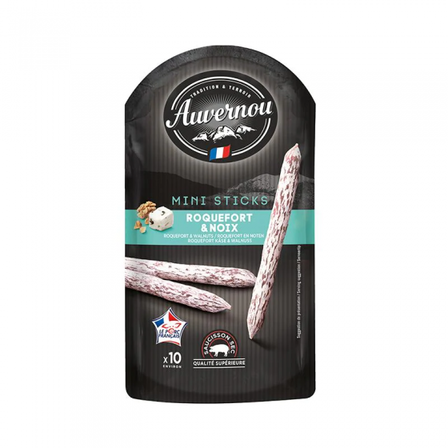 Auvernou mini stick z serem Roquefort i orzechem włoskim 100g (1)