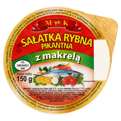 MK Sałatka rybna pikantna z makrelą 150 g (1)