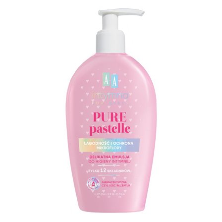 AA Intymna Pure Pastelle delikatna emulsja do higieny intymnej 300 ml (1)