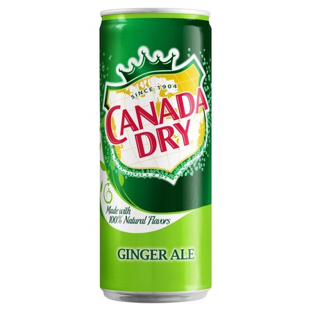 Canada Dry Ginger Ale Napój gazowany o smaku imbirowym 330 ml (1)