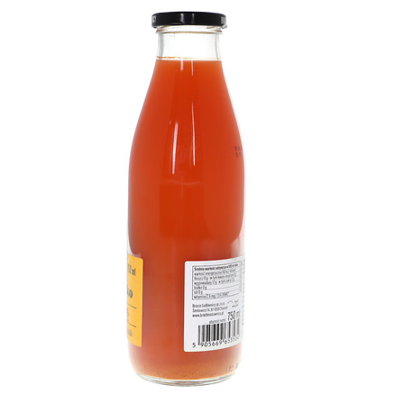 Bracia Sadownicy Sok tłoczone jabłko z marchewką 750 ml (4)