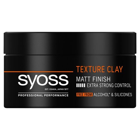 Syoss Texture Clay Glinka do włosów teksturyzująca megamocna kontrola 100 ml (1)