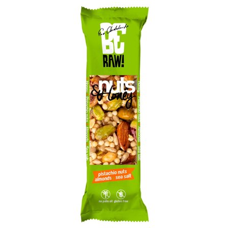 Be Raw! Nuts & Honey Pistachio Nuts Almonds Sea Salt Baton 30 g (1)