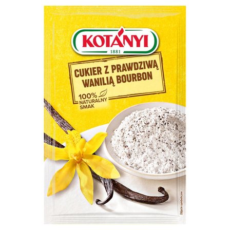 Kotányi Cukier z prawdziwą wanilią Bourbon 10 g (1)