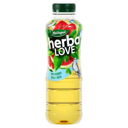 Herbapol HerbaLove Napój owocowo-herbaciany biała herbata arbuz i mięta 500 ml (1)