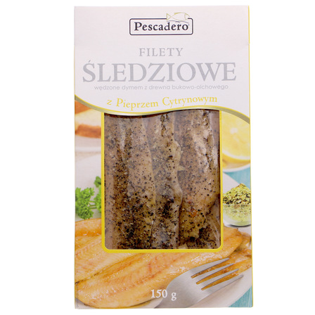 Pescadero filety śledziowe z pieprzem cytrynowym  150 g (1)