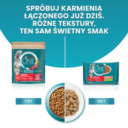 PURINA ONE Bifensis Sterilcat Karma dla kotów bogata w łososia 800 g (7)