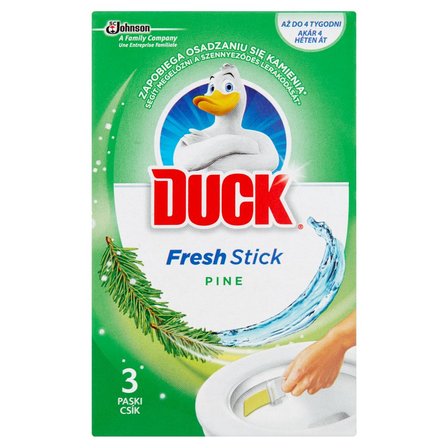 Duck Fresh Stick Pine Żelowe paski do toalet 27 g (3 x 9 g) (1)